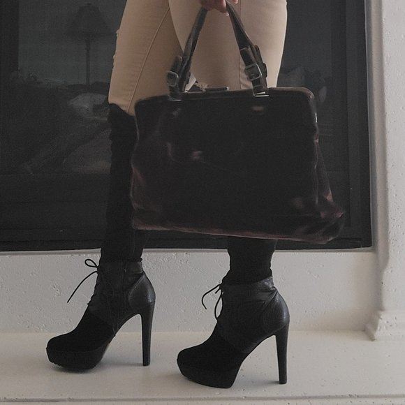 🎉 VINTAGE PRADA HANDBAG - Picture 1 of 14